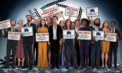 Artis Hollywood menandatangani boikot perfilman Israel, mendukung Palestina.