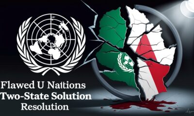 Ilustrasi Resolusi Dua Negara PBB yang janggal bagi Palestina.