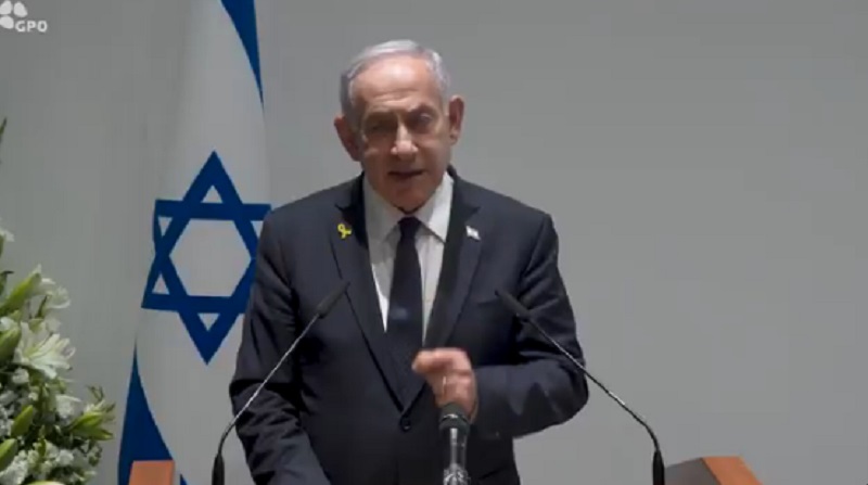Netanyahu berpidato meniru retorika Bush untuk membenarkan serangan Doha.