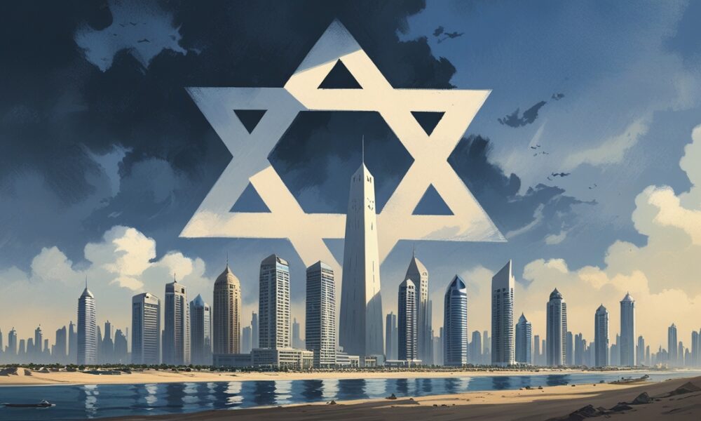 Ilustrasi serangan Israel di Doha sebagai ancaman kawasan.