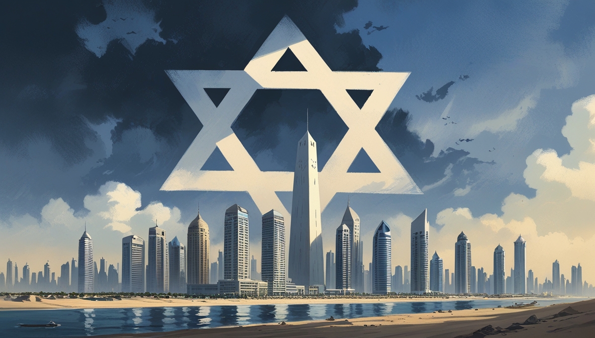 Ilustrasi serangan Israel di Doha sebagai ancaman kawasan.