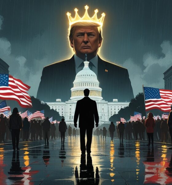 Trump, No Kings, demokrasi Amerika, otoritarianisme, protes nasional