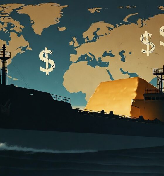 Kapal tanker bayangan Iran menyalurkan minyak ke Tiongkok di tengah sanksi Amerika, simbol perdagangan rahasia.