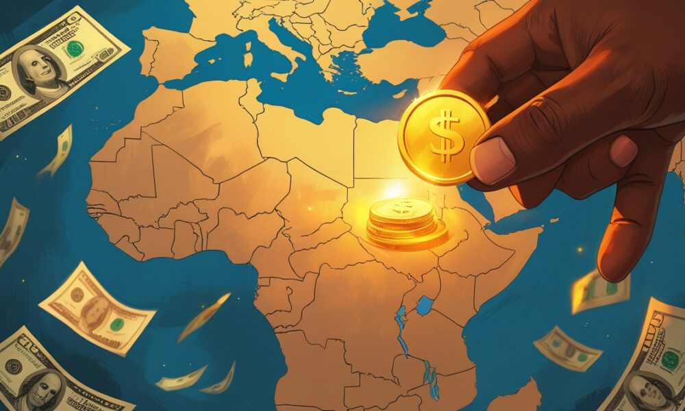 Ethiopia illustrated breaking away from the U.S. dollar toward China’s yuan as a symbol of dedollarization.