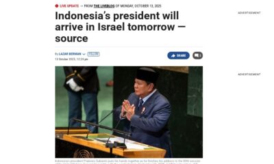 Propaganda Israel gunakan isu kunjungan Prabowo ke Israel untuk memengaruhi opini publik Indonesia.
