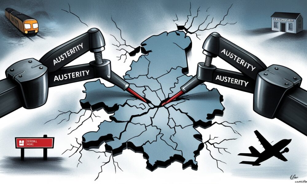 Ilustrasi Belgia tertekan oleh kebijakan penghematan ekstrem yang meretakkan layanan publik.