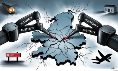 Ilustrasi Belgia tertekan oleh kebijakan penghematan ekstrem yang meretakkan layanan publik.