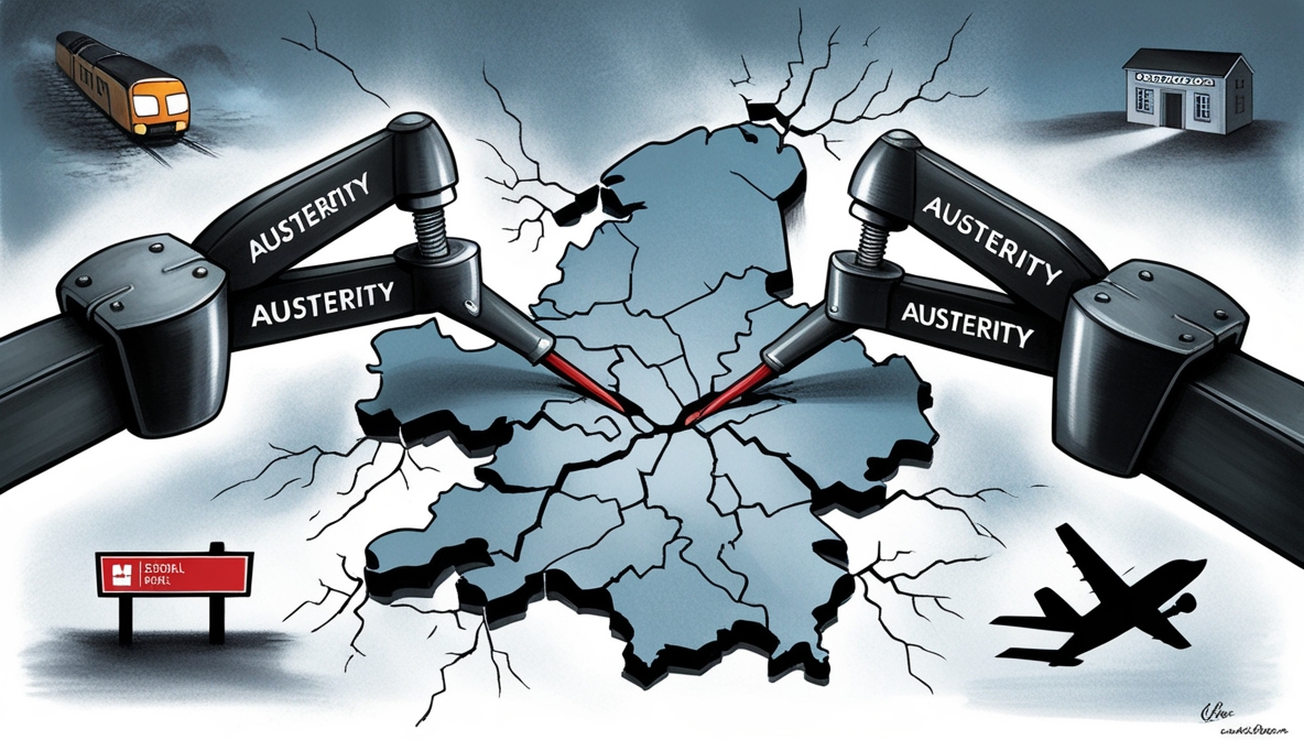 Ilustrasi Belgia tertekan oleh kebijakan penghematan ekstrem yang meretakkan layanan publik.