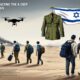 Symbolic illustration of Israel’s military recruitment crisis, showing empty uniforms and civilians walking away.