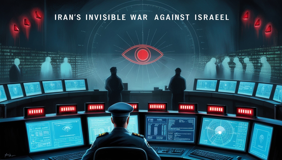 Iran intensifies its internal intelligence war against Israeli spy networks, symbolizing the ongoing shadow conflict after the 12-day war.