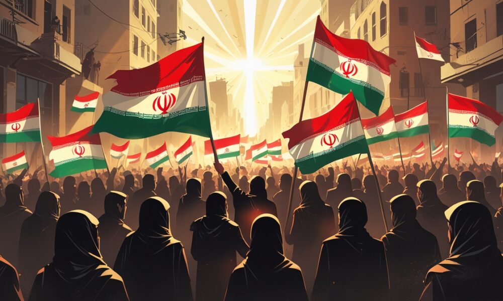 Demonstrasi pro-rezim di Iran, menunjukkan solidaritas nasional dan ketahanan sosial