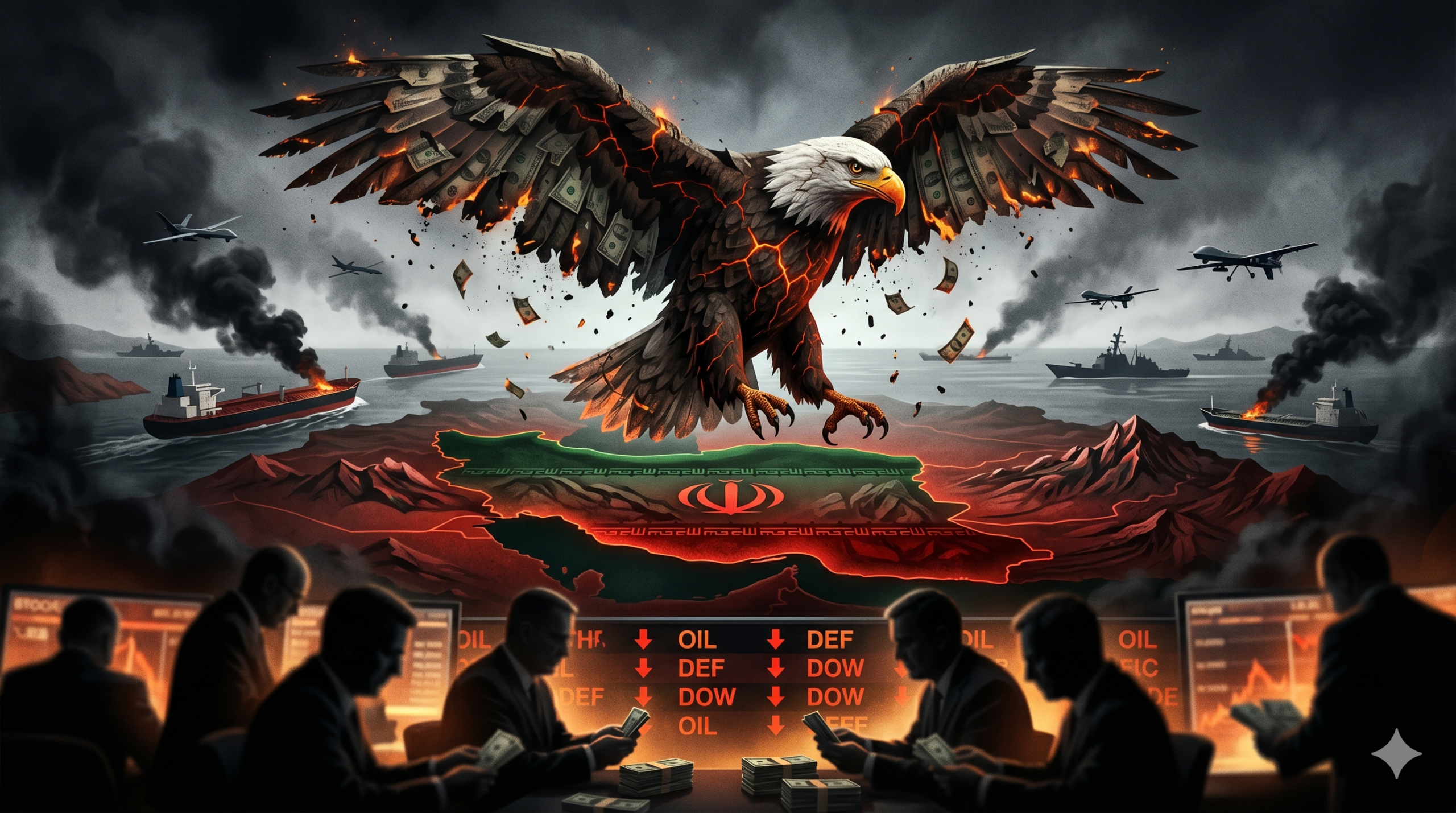Ilustrasi biaya perang Iran yang membebani Amerika Serikat