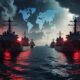 Kapal perang di Selat Hormuz saat ketegangan Iran dan Amerika meningkat