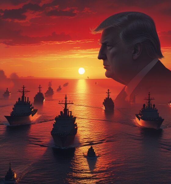 Armada kapal perang Barat di Selat Hormuz