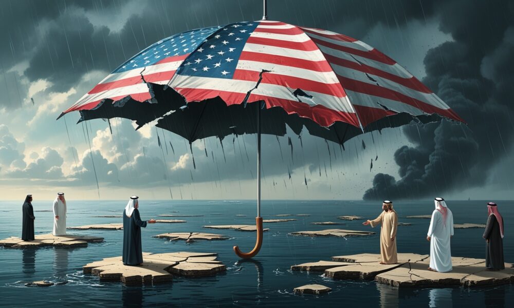 Ilustrasi negara Teluk terpecah menghadapi Iran