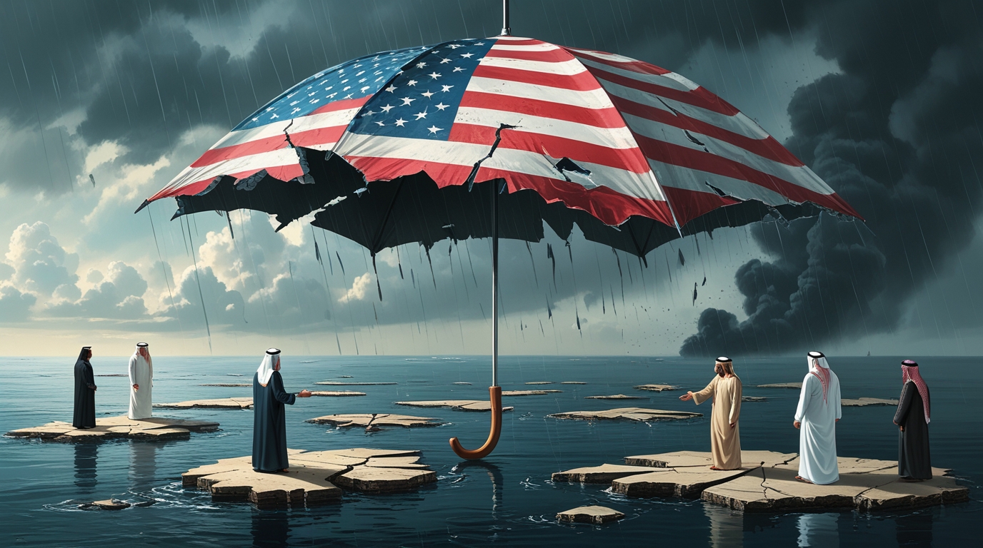 Ilustrasi negara Teluk terpecah menghadapi Iran