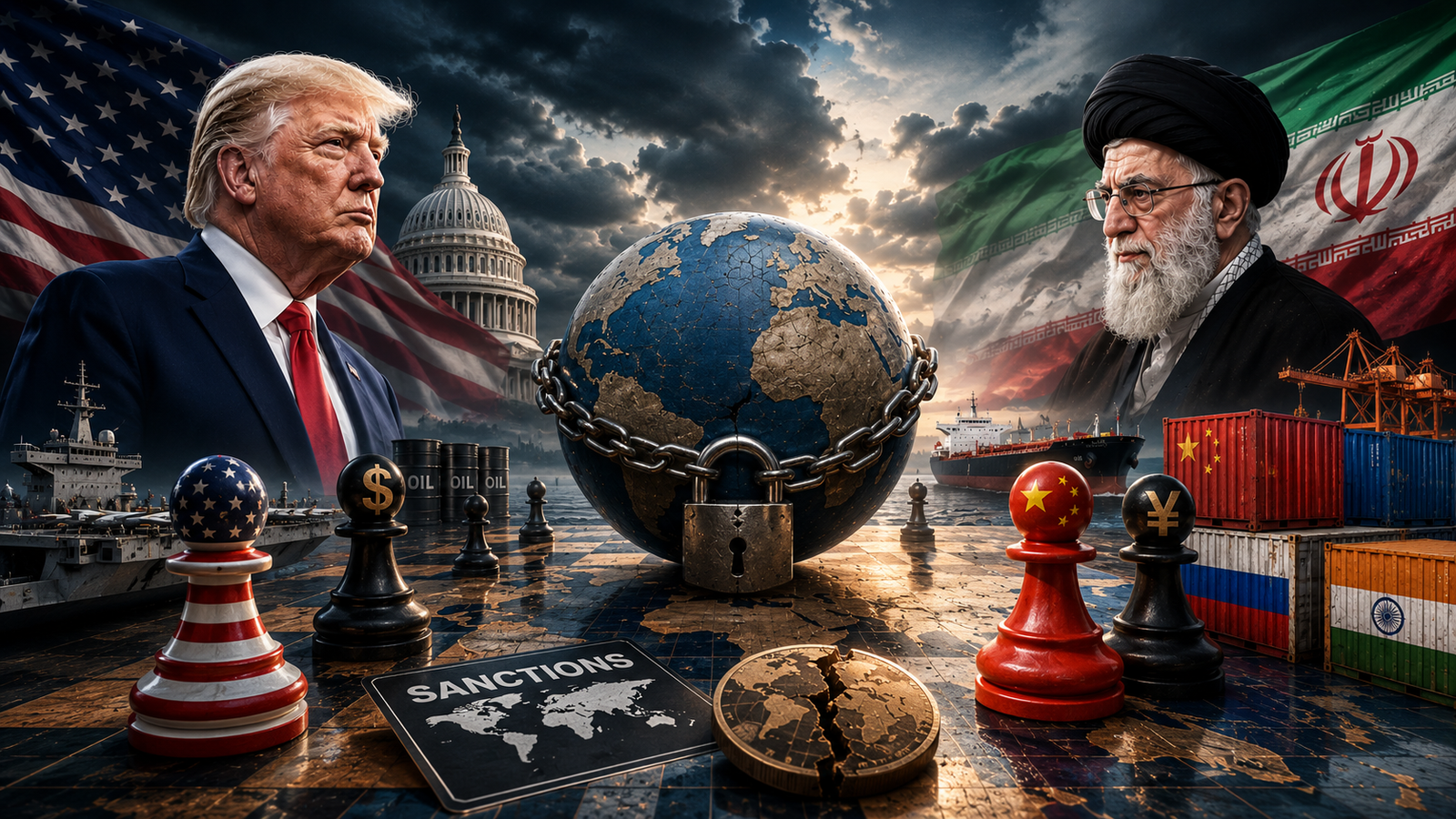 Trump dan pemimpin Iran di tengah tekanan sanksi AS, minyak, dolar, China, dan perdagangan global