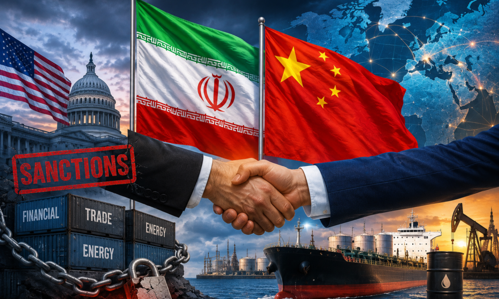 Iran dan China menentang sanksi ekonomi Amerika Serikat dan memperkuat kemitraan strategis