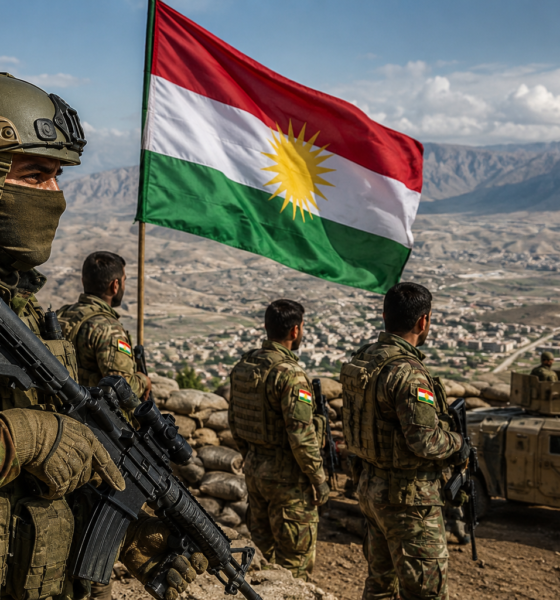 Pasukan Peshmerga Kurdistan Irak di tengah meningkatnya ancaman serangan Iran