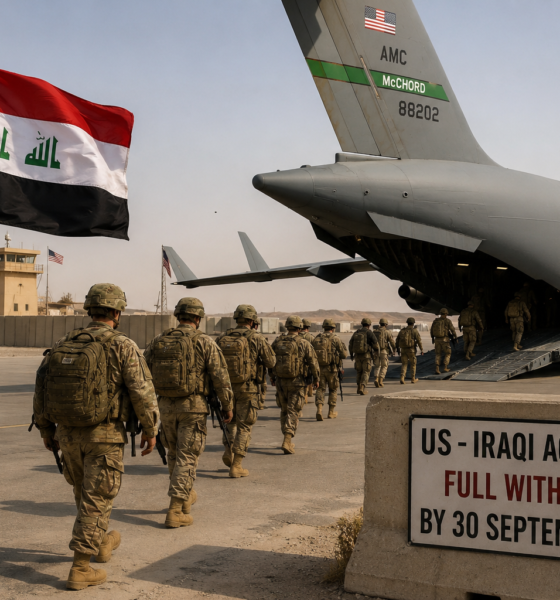 Pasukan Amerika Serikat bersiap meninggalkan pangkalan militer di Irak