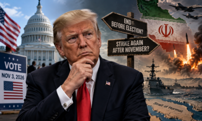 Donald Trump menghadapi dilema strategis terkait perang Iran menjelang pemilu sela Amerika Serikat November 2026.