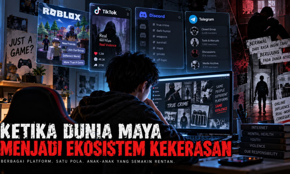 Ekosistem kekerasan di dunia maya dan fenomena True Crime Community